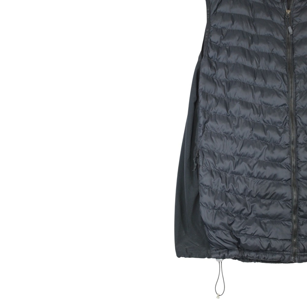 Columbia Sportswear Powder Pass Hybrid Vest Men Large Black Logo Full Zip Winter - Picture 3 of 8